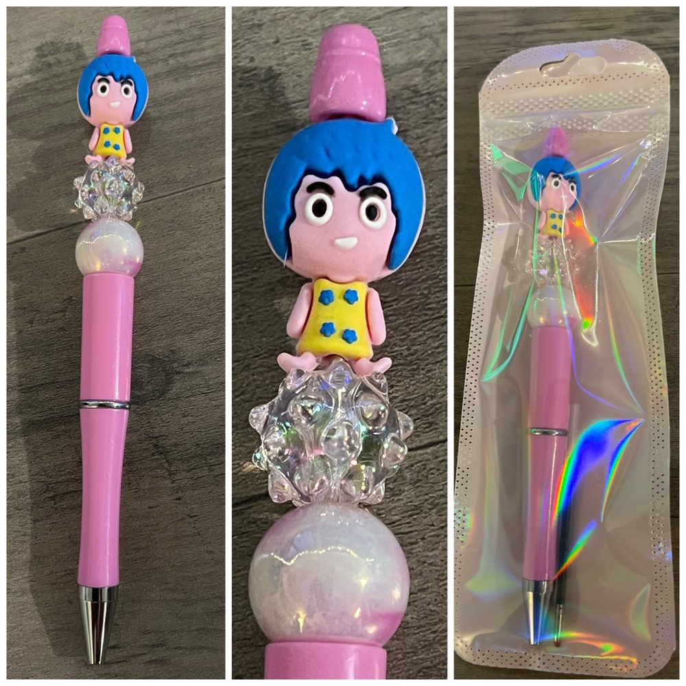 Inside Out Joy beaded focal pen